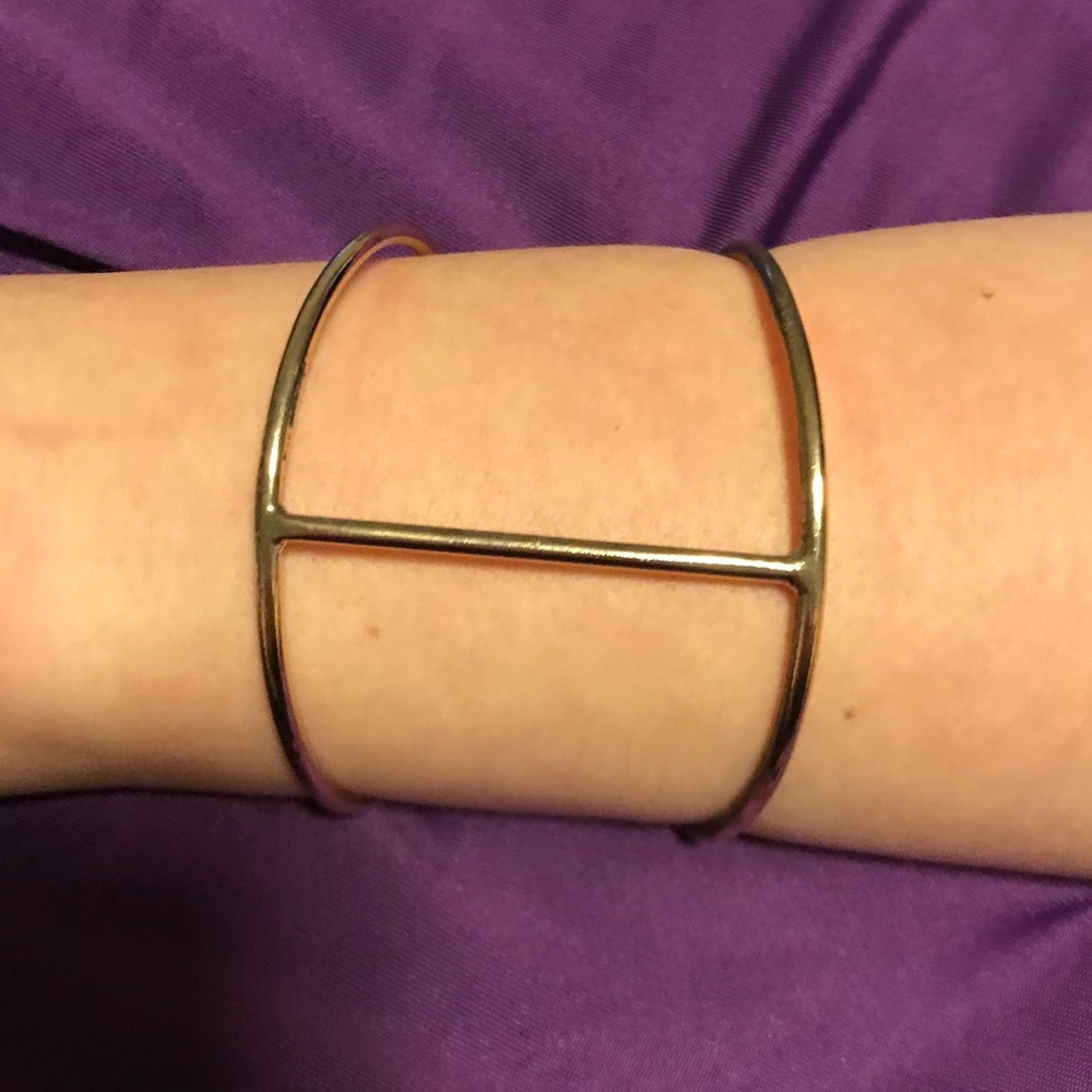 Minimalist Gold Metal Cuff
